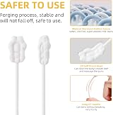 EASICUTI Baby Tongue Cleaner 52Pcs Newborn 2 Finger Toothbrush Gum Cleaner view 4