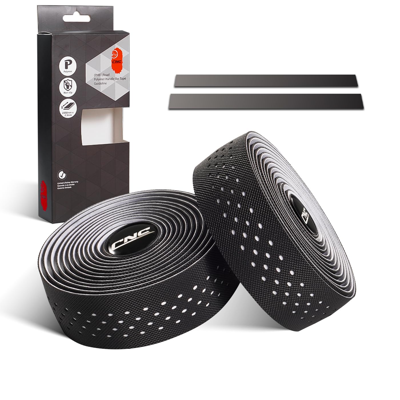 CNCLOL Road Bike Handlebar Tape,2350mm Bicycle Handle Bar Wrap for Gravel Bike.（Blue/Green/Red/Yellow/White/Black/Orange/Carbon pattern）