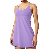 IUGA Easy Peezy Athletic Dress for Women Tennis Dress with Shorts Underneath Golf Workout Dresses with Pockets