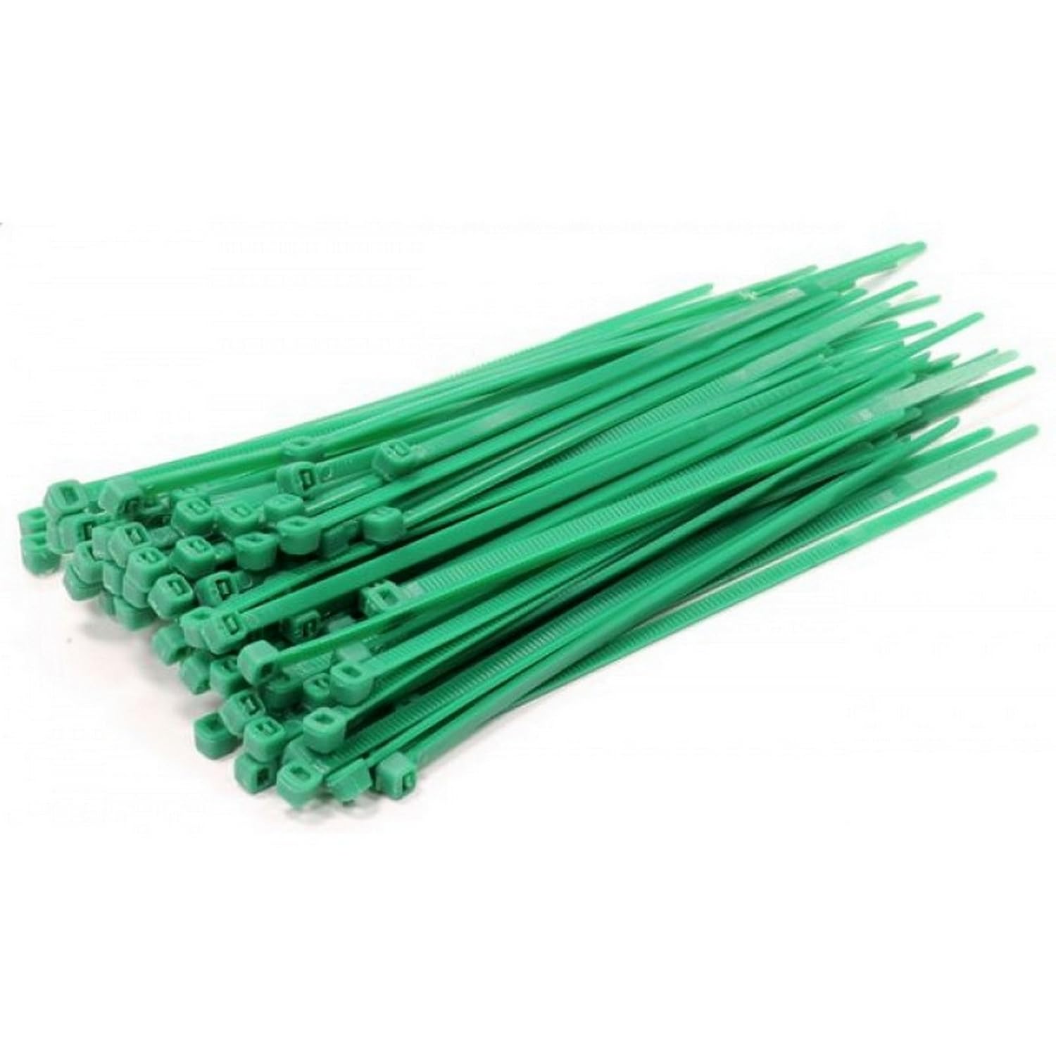 100 x GREEN CABLE TIES / TIE WRAPS / ZIP TIES, 3.6mm x 140mm + FREE UK