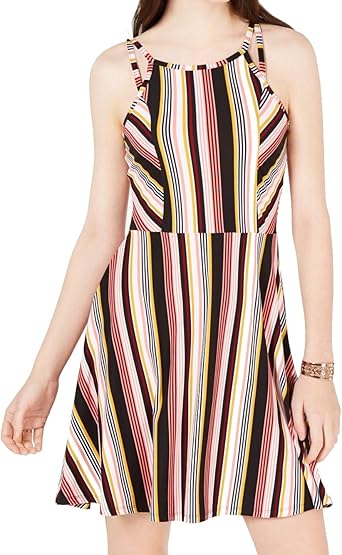 planet gold skater dress