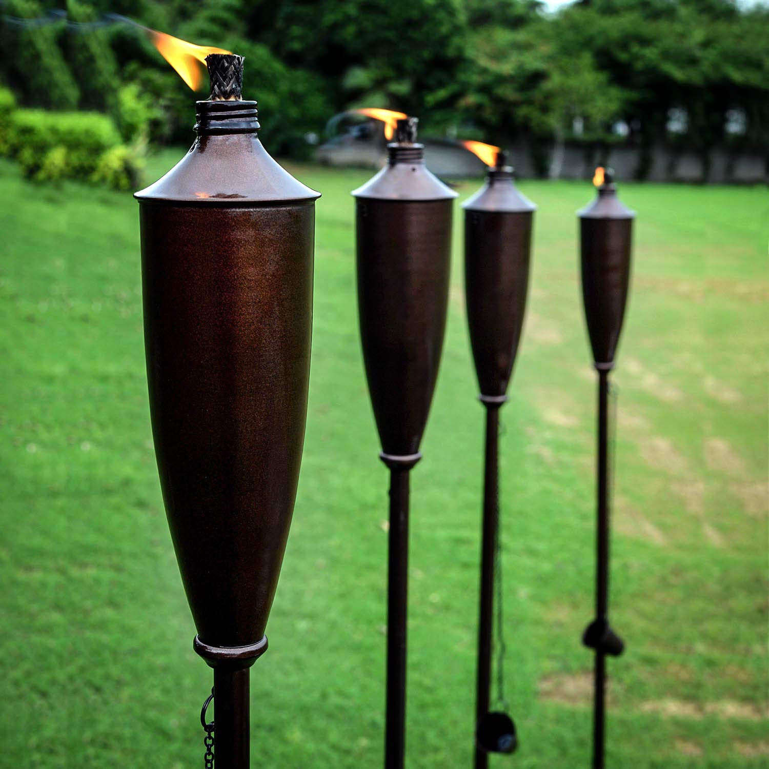 Deco Home Tikki Torch Set Of 4 Tikki Torch 60inch ...