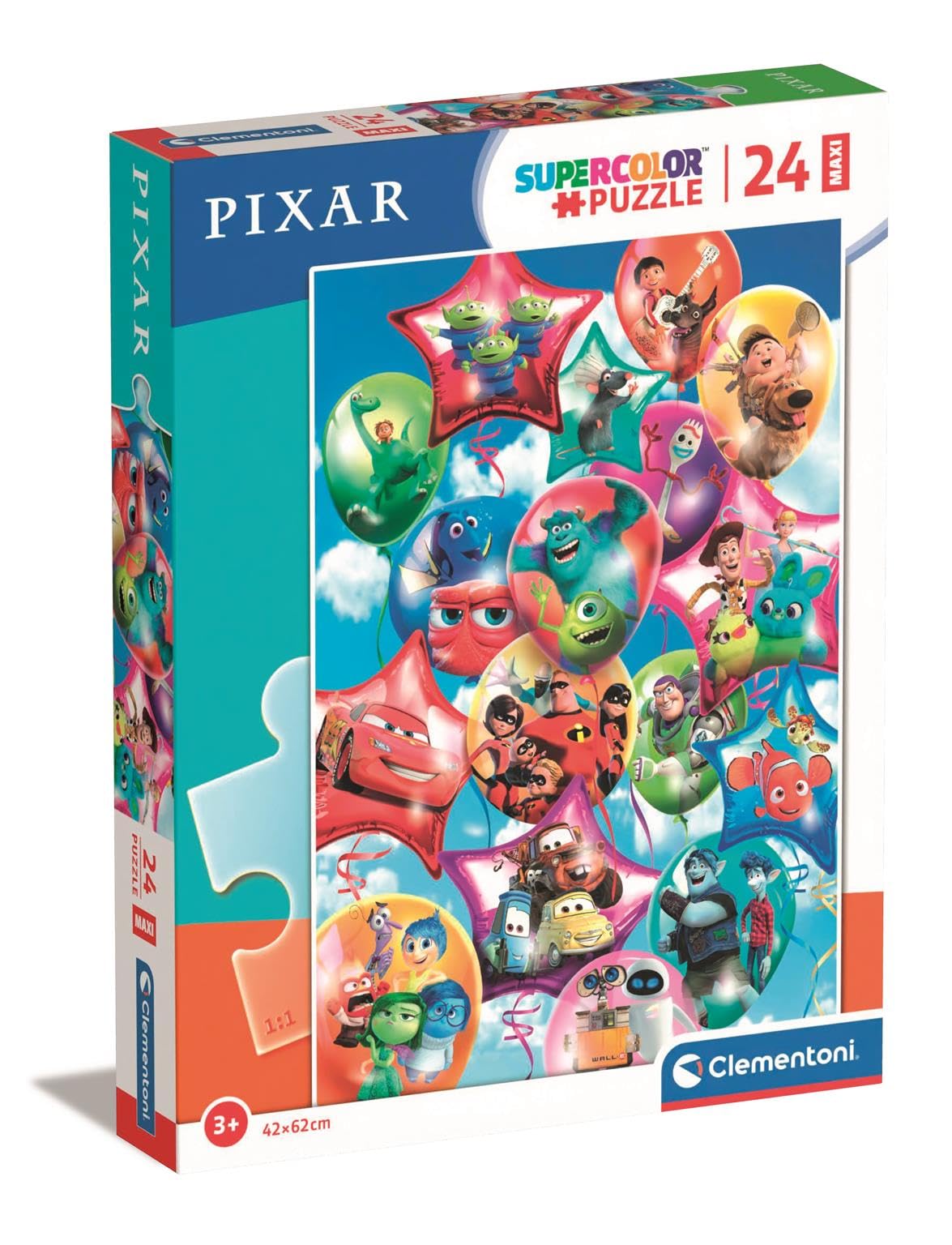 24pc Maxi Puzzle - Pixar Party
