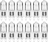Haraqi 12 Pack G9 Halogen Bulbs 28W 230V 2800K Warm White 310Lm view 1