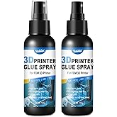 3D Printer Adhesive Glue - 7oz/200g Strong 3D Printer Glue Reduces Warping of PLA, ABS, PETG, TPU Filaments on Various Build