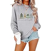 Yimoya Leopard Merry Christmas Tree Sweatshirt Womens Plaid Holiday Merry Blouse Xmas Tops