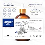 HIQILI Lemon Essential Oil 100ml Italy Pure Unfiltered Amber Bottle view 7