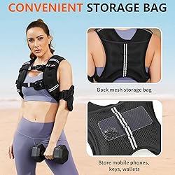 FUFF Weighted Vest Woman, 30 LB Womens Weight Vest