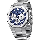 SAPPHERO Mens Watches Luxury 50M Waterproof Men's Wrist Watch Business Date Sport time Fashion Stainless Steel Strap Watches for Men