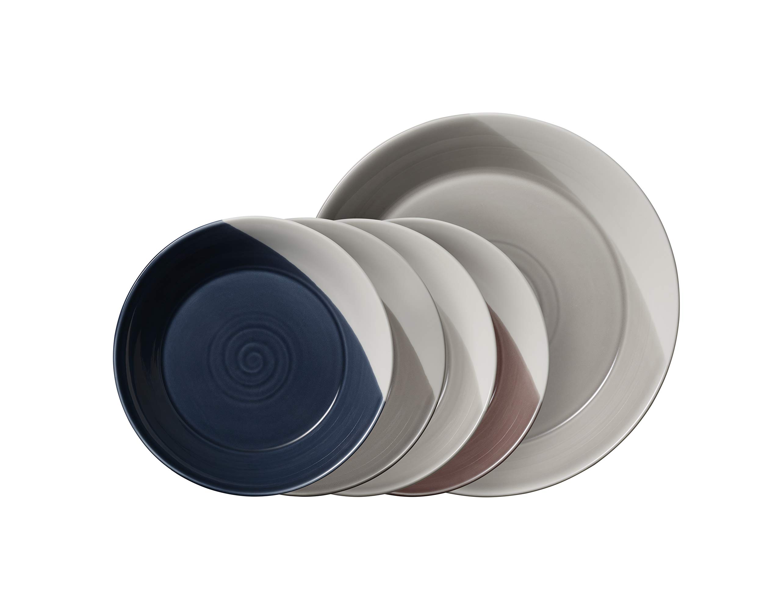 Royal Doulton Bowls of Plenty 40036127 5 Pc Pasta Set Multi, Porcelain, Mixed