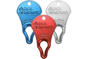 3 Pack Tick Remover Tool Portable, Tick Removal Tool for Pets, Humans and Animals, Safe and Portable, Pain-Free and Effective