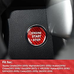Engine Push Start Stop Button Cover Car Accessories
