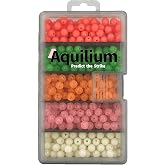 Aquilium Fishing Beads 8mm 500pcs Glow in The Dark Hard Plastic Lures | Large Hole, Round and Floating | For Saltwater &amp; Freshwater Rigs, Bait Eggs | Assorted 5 Colors for Bass, Trout, Catfish