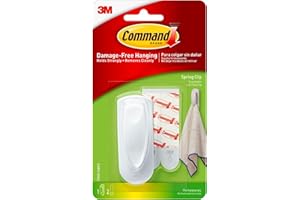 Command 17005-HWEF 17005-HWEF Spring Clip 1 Clip 2 Strips