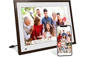 NOBKLEN Digital Picture Frame 10.1 Inch Large Digital Photo Frame with IPS Full HD Touchscreen, 32GB WiFi Smart Frame Share Photos and Videos Instantly from Anywhere via Frameo App