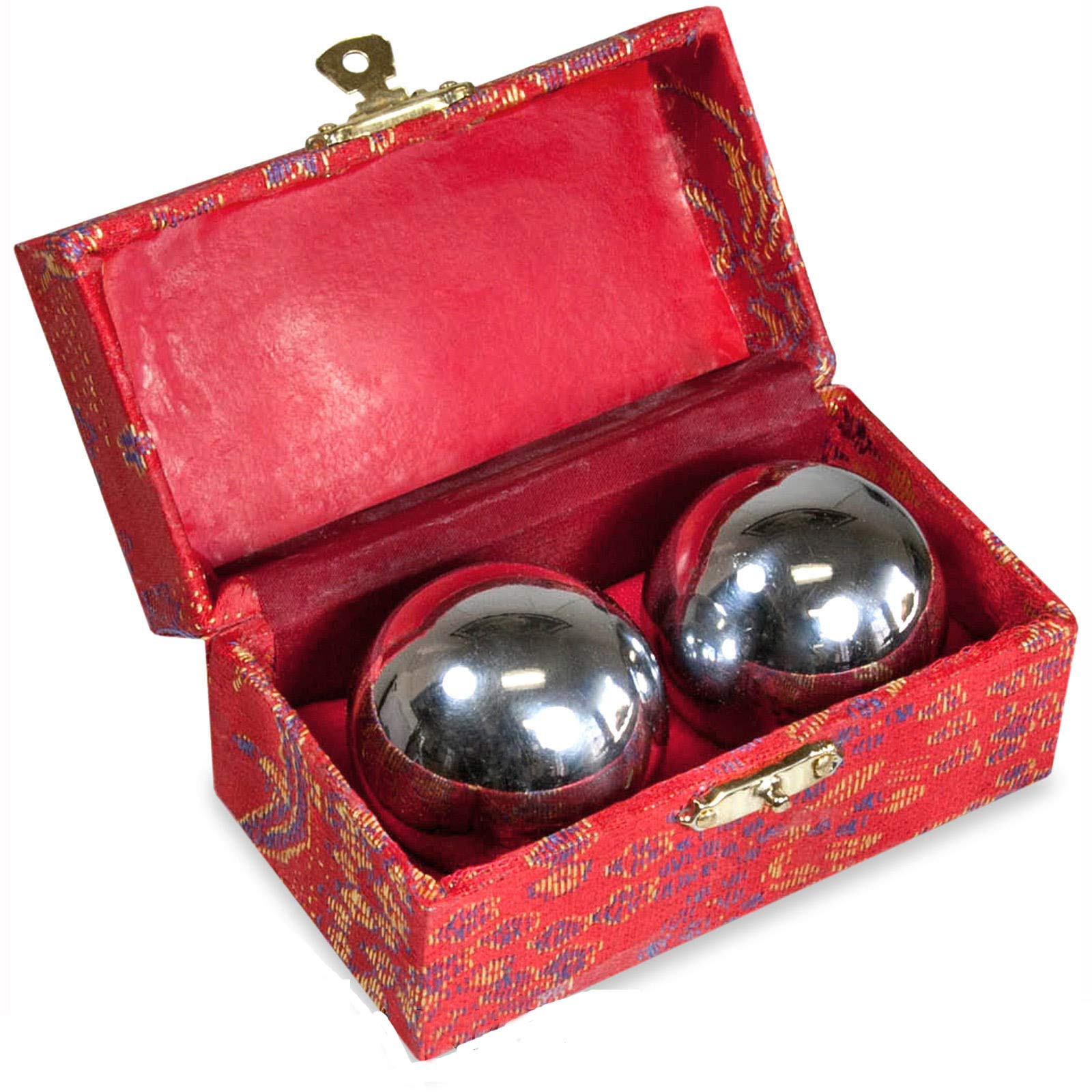 JapanBargain S3297, Baoding Balls Chinese Health Exercise Stress Balls
