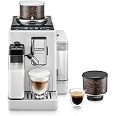 De'Longhi Rivelia Automatic Espresso Machine with Grinder & Milk Frother – All-in-One Coffee Maker, Hot & Iced Latte, Cappucc
