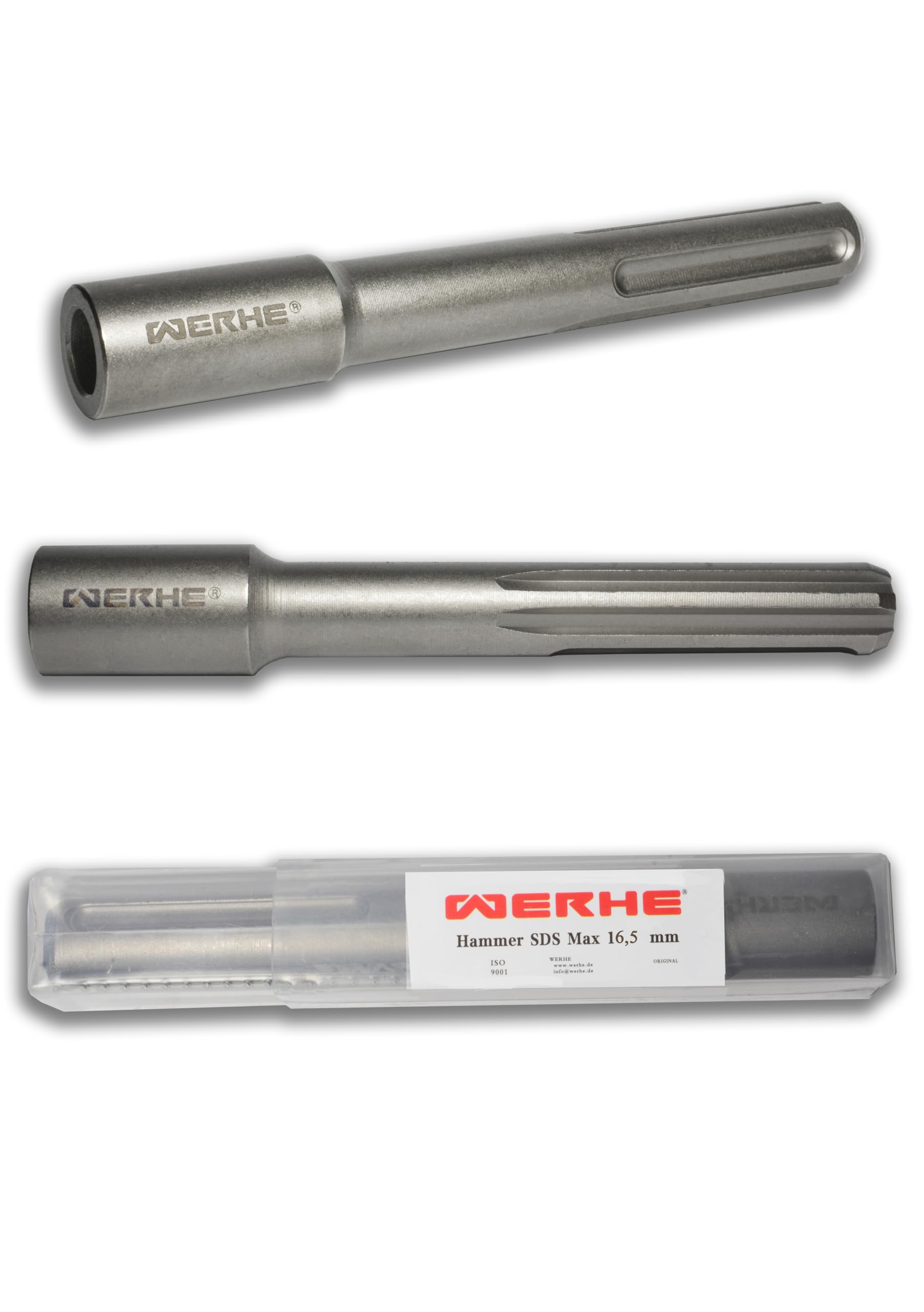 WERHE ® 16,5x25x162 Professionell Peg Driver Jack Hammer Picket Post Driver Driver SDS Max