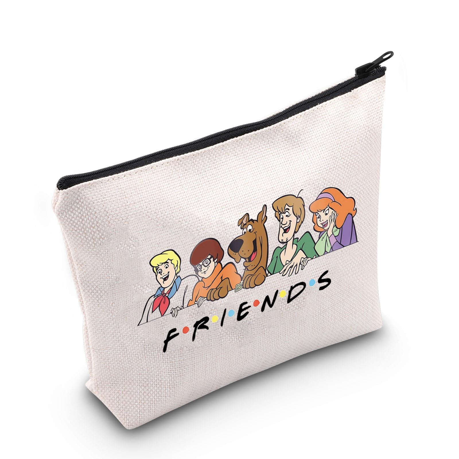 Cartoon Show Inspired Gift The Mystery Machine Gift Jinkies and Zoinks Zipper Pouch Makeup Bag (Scooby Friends EU)