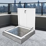 Aluminum Alloy Coated Roof Hatch, 27.5x27.5in Roof