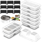 Dog Water Fountain Filters for 170 Oz/1.3Gal Pet Water Dispenser Fountain Filters (9 Filters+ 9 Sponges)