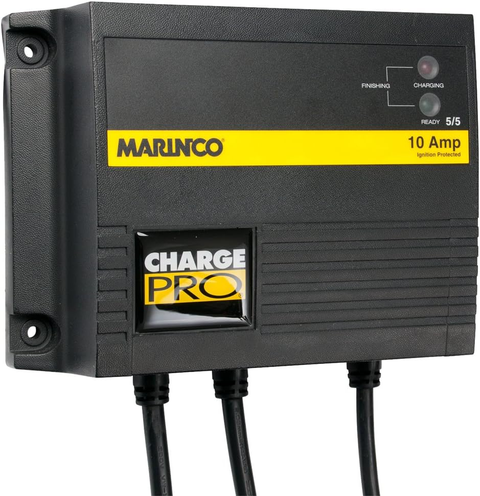 Marinco 28210 10A 2-Bank On-Board Battery Charger - 12/24V Electronics Accessories : Sports & Outdoors