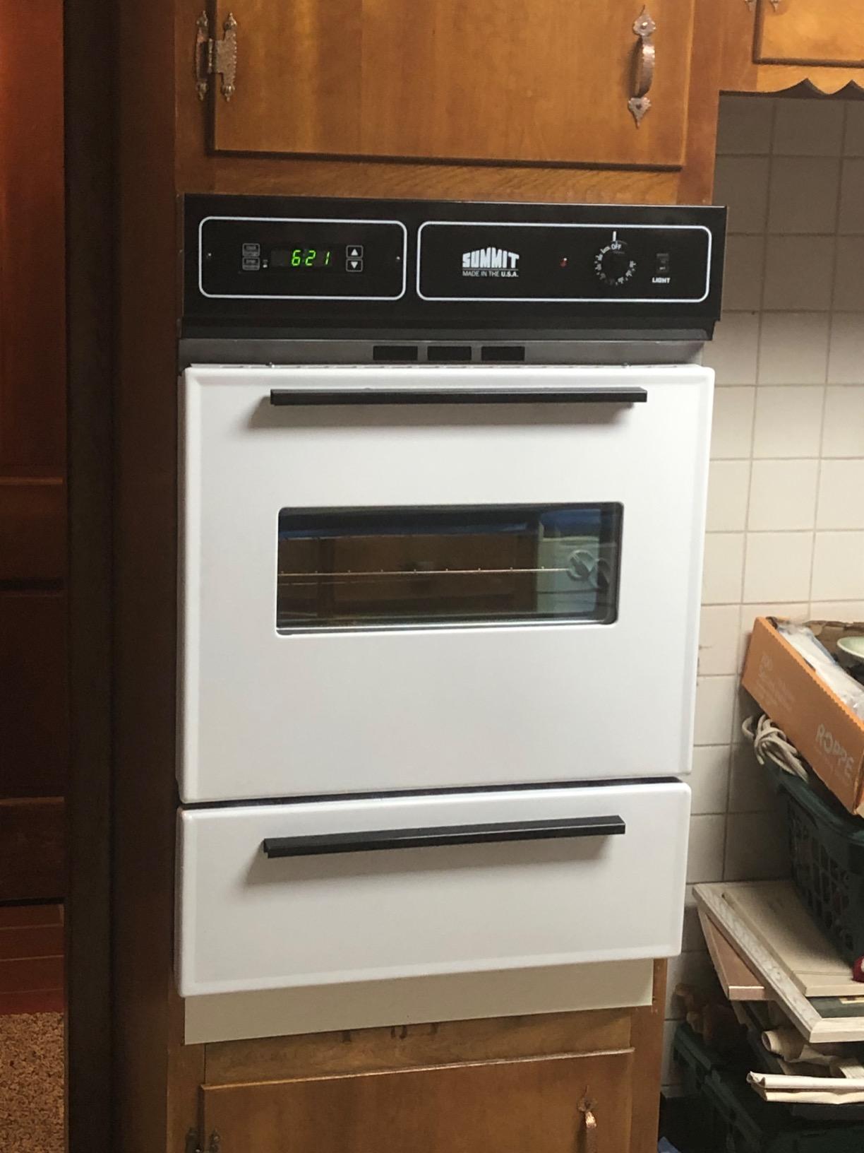 77/mo Finance Summit Appliance WTM7212KW 24" Wide Gas Wall Oven with