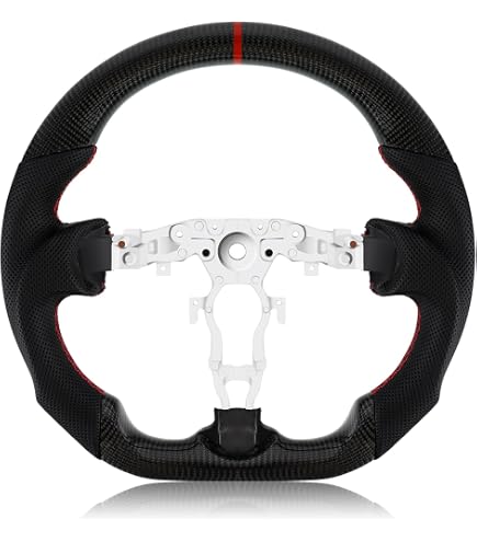 Amazon.com: EASSAFEX Carbon Fiber Steering Wheel for Nissan 370z