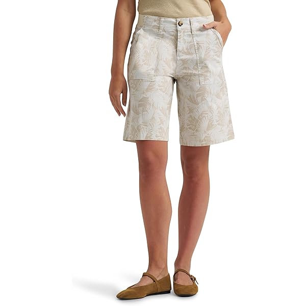 Jupe-Short Lee Femme Ultra Lux Confort Flex-To-Go Taille 10 M Bleu Cargo