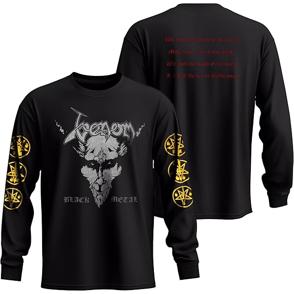 Burzum Black Metal Long Sleeve T Shirt Size XL : Amazon.ca