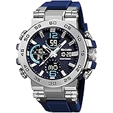 FANMIS Mens Analog Digital Dual Display Sports Watches Military Multifunctional 50M Waterproof LED Watch with Alarm Stopwatch Backlight 12H/24H Outdoor Running Swimming