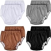 Panitay 8 Pcs Adult Diaper Cover Incontinence Leakproof Plastic Pants Reusable Diapers Cover Waterproof Underwear for Women Men(Multicolored, Medium)