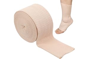 Tubular Support Bandage Elastic Stockinette Tubing Size B 2.5’’ x 5.5 yd Compression Tube Bandages Roll for Arm Ankle