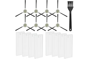 LACVIK 16 Pack Filter Replacement Parts for 𝗟𝗲𝗳𝗮𝗻𝘁 𝗠𝟮𝟭𝟬, for 𝗢𝗞𝗣 𝗟𝗶𝗳𝗲 𝗞𝟮 𝗞𝟯 𝗞𝟯𝗔 𝗞𝟰 𝗞𝟱 Robot Vacuum, with HEPA Filter Size 5.0 * 1.9 Inch (NOT FOR M210P)