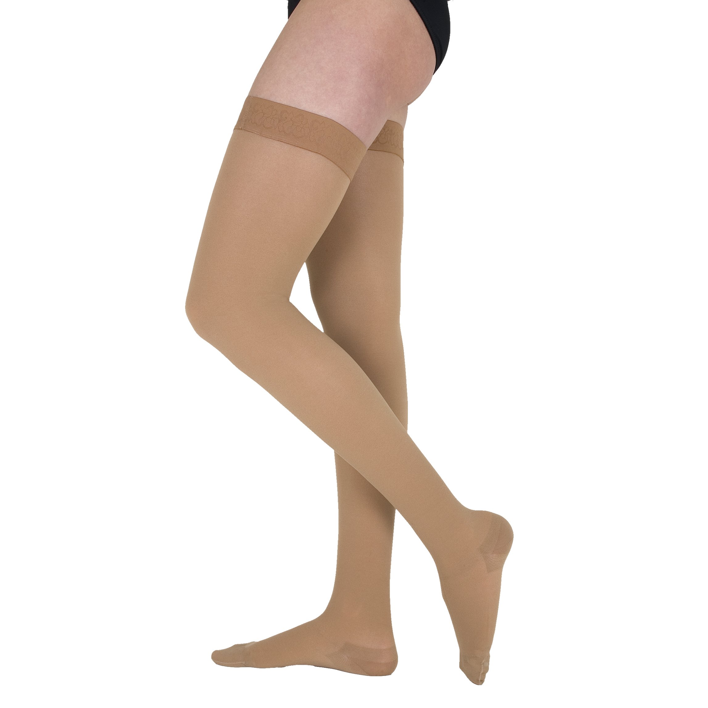 BelaVen AG62611 Thigh Stockings Class II Closed Toe Pack of 1