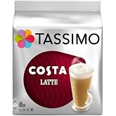 Tassimo Costa Latte 16 T Discs (Extra Large Cup Size) 8 Servings