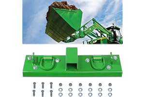 JY PERFORMANCE Tractor Grab Hooks Compact Tractor Bucket Hooks Bolt On Compatible with John Deere 1025R 2320 2520 2720 2025R 