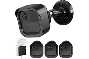 COOLWUFAN Camera Mount for All-New Blink Outdoor 4 (4th Gen), 360° Adjustable Indoor/Outdoor Bracket Protective Case with Sync Module 2 Outlet Mount for Blink Camera - 3 Pack