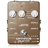 JOYO Dual Effects Line Selector Guitar Pedal, 6-Mode A/B Switcher with Independent Volume Control, Bypass (ORTHROS SELECTOR JF-24)