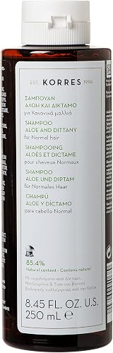 KORRES Shampoo Aloe and Dittany for Normal Hair 250 ml Organic Moisturising view 4