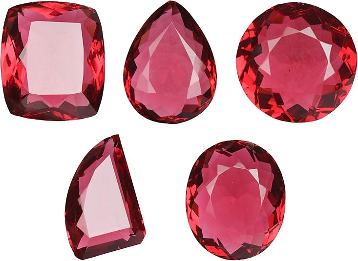 GEMHUB Topacio rojo brasileño 400 quilates lote de 5 piezas de piedras ...