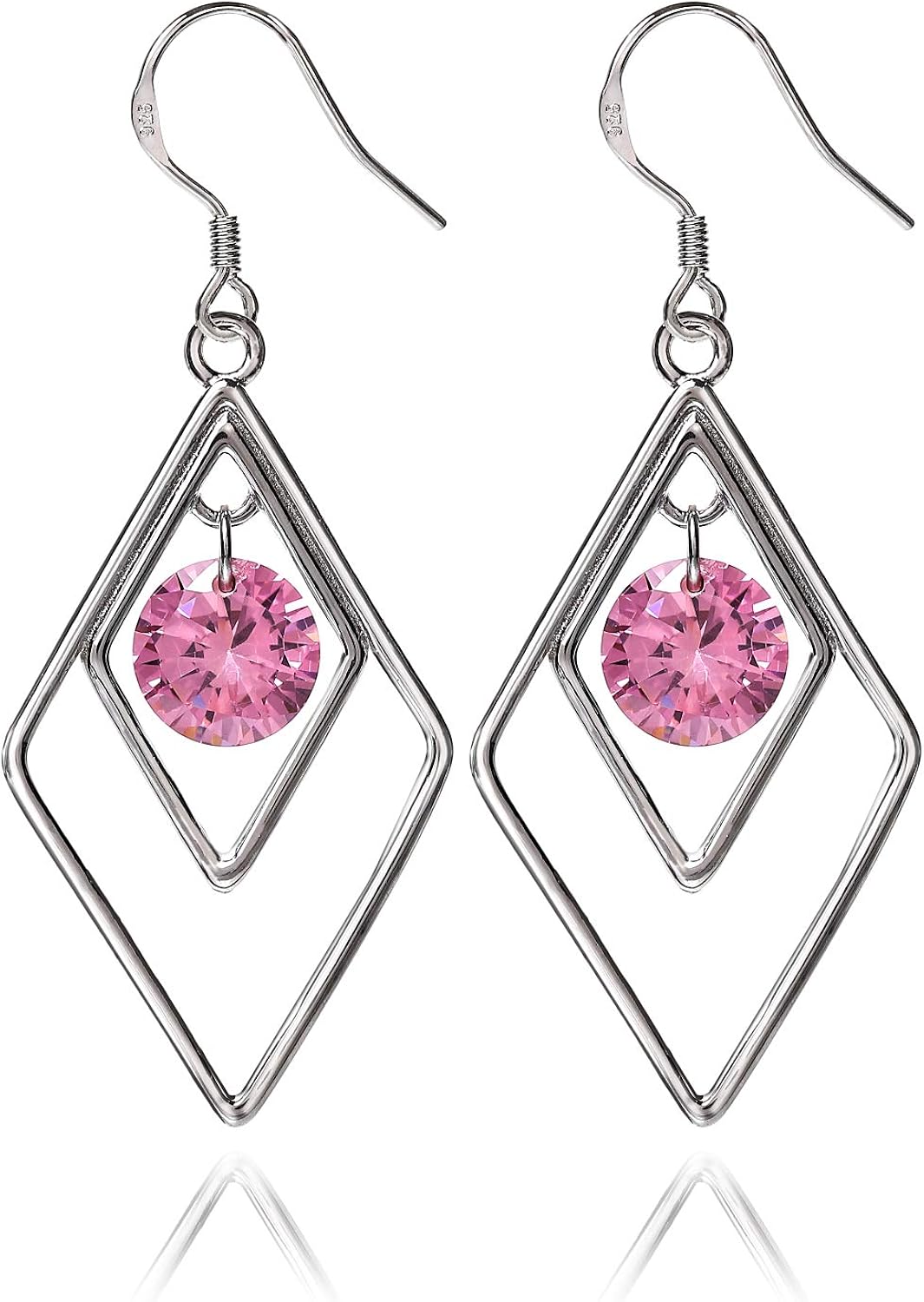 Amazon ピアス レディース 人気 コーラルピンク ゆれる 春 安い フックタイプ オシャレ シンプル ネックレス 通販