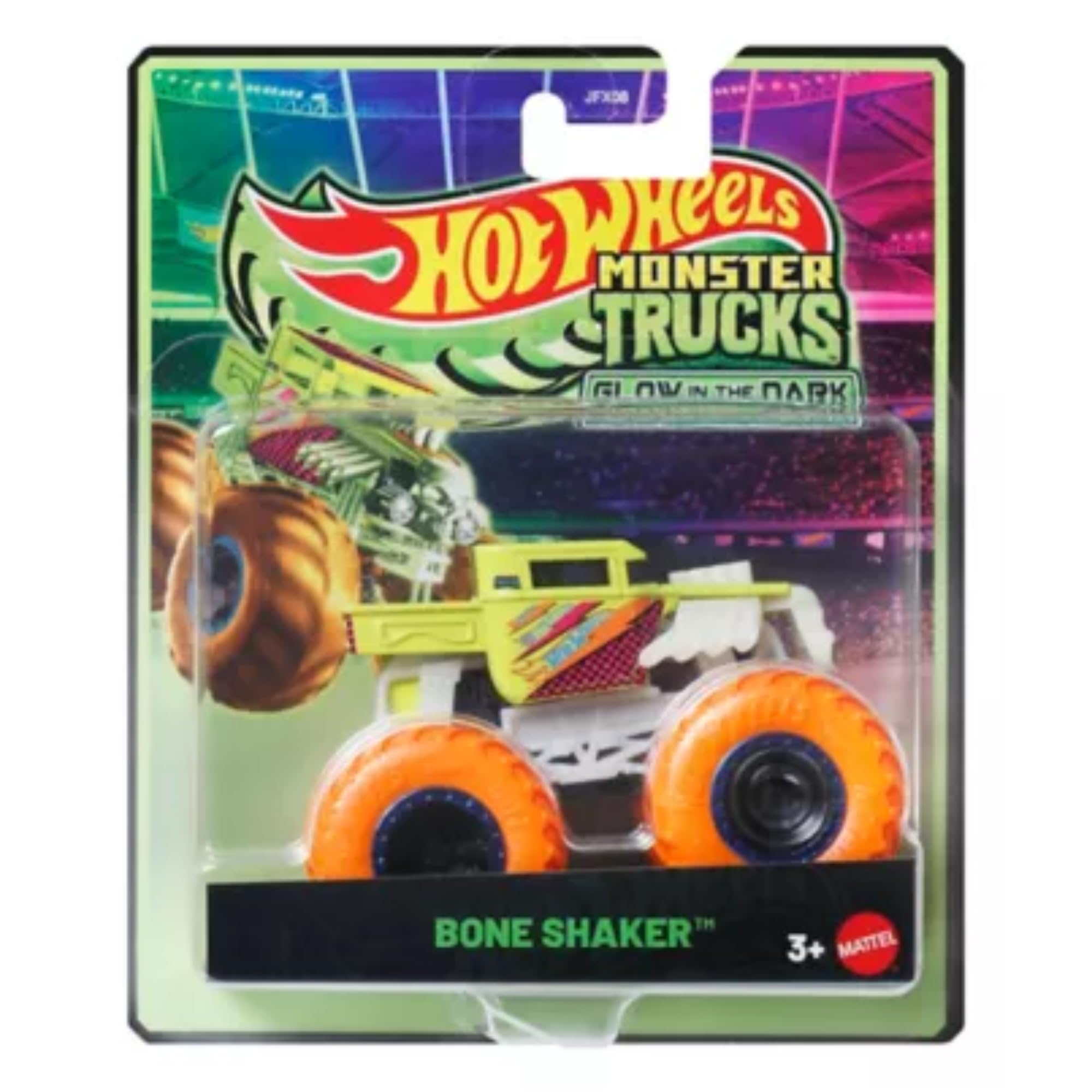Hot Wheels Monster Trucks - (Glow in the Dark Bone Shaker JFX11)