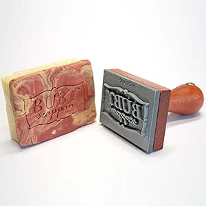Download Amazon Com Personalized Soap Stamp To Imprint Custom Logo Or Graphic Crisp And Clear Sharp Edges Durable Hardwood Handle Arts Crafts Sewing