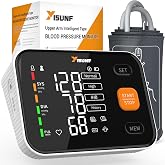 Yisunf Arm Blood Pressure Monitor, Automatic Digital Blood Pressure Machine for Home Use with Dual User Memory, Adjustable BP Cuff, Unlimited Free Measurement