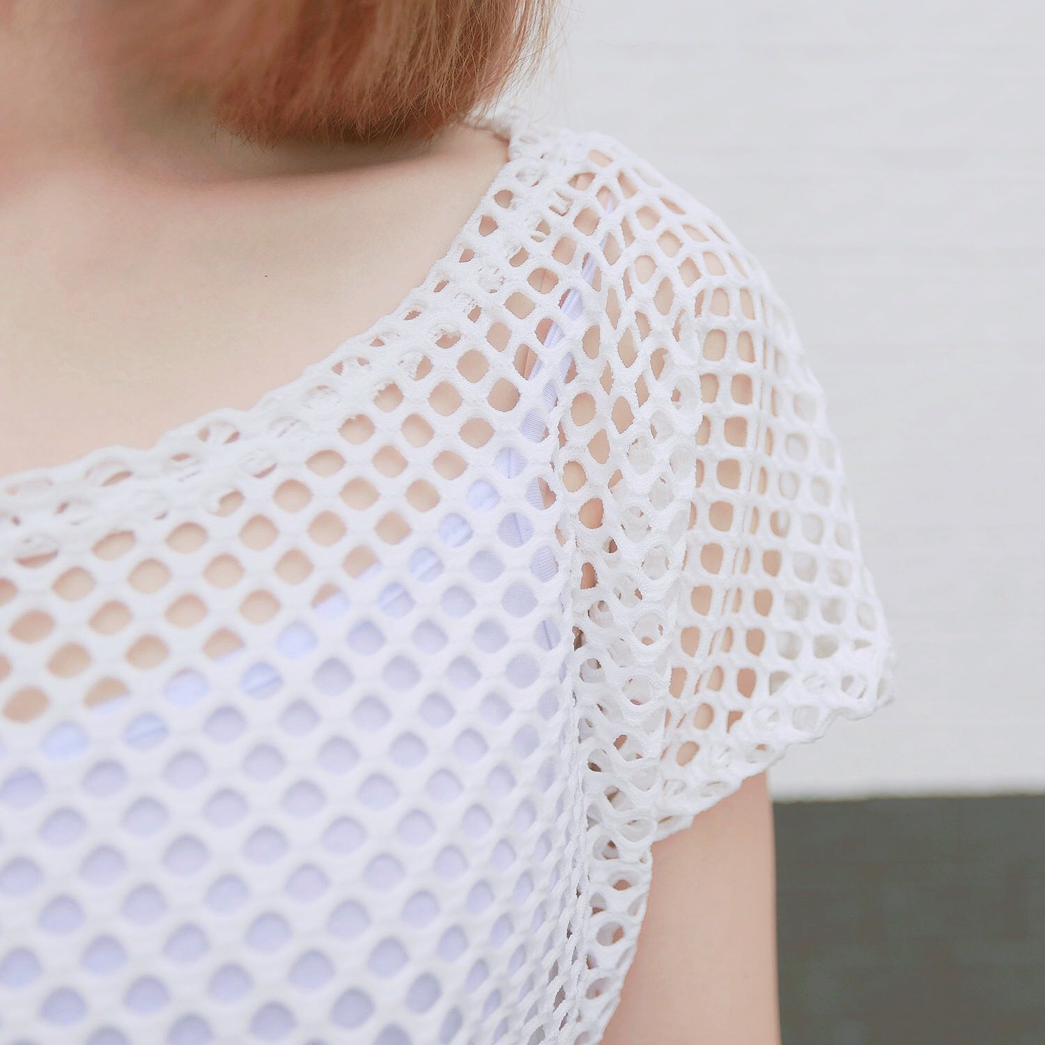 Women\'s Short Sleeve Mesh Floral Lace Crochet Crop Top (one Size, 02-White)