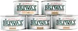 Briwax Original Medium Brown 200g Wood Wax for Polishing and Staining view 3
