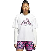Adidas Womens Basketball Camouflage Logo T-Shirt