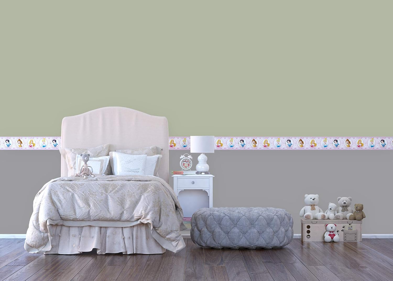Disney Princess, self-adhesive border for the wall in the room for the girl children's room, 5 m X 14 cm, Multi-colour, 500 x 14 cm - Image 5