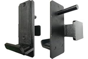 PLKO J-Hook for Power Rack Attachmen,Set of 2,Fits 3" x 3" Steel Power Cages,Lift Safety